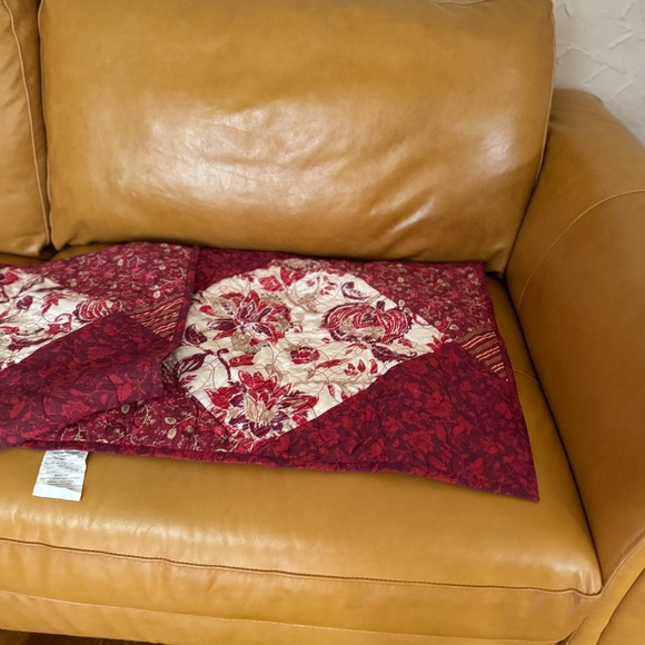 Like new Martha Stewart Somerset Square Cotton  Standard Pillow Sham set of 2 - Picture 2 of 6